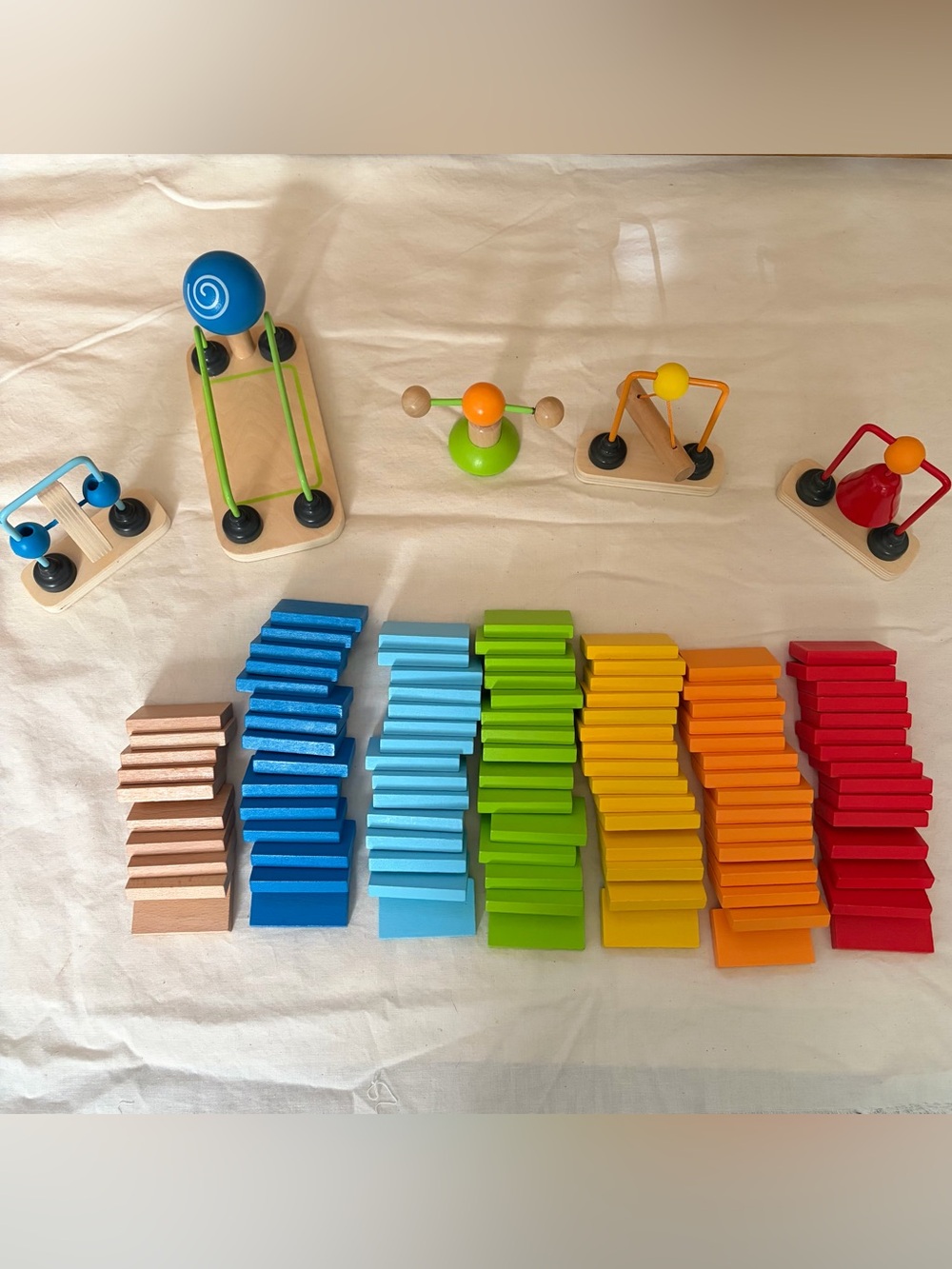 Hape Dynamo Wooden Domino complete set